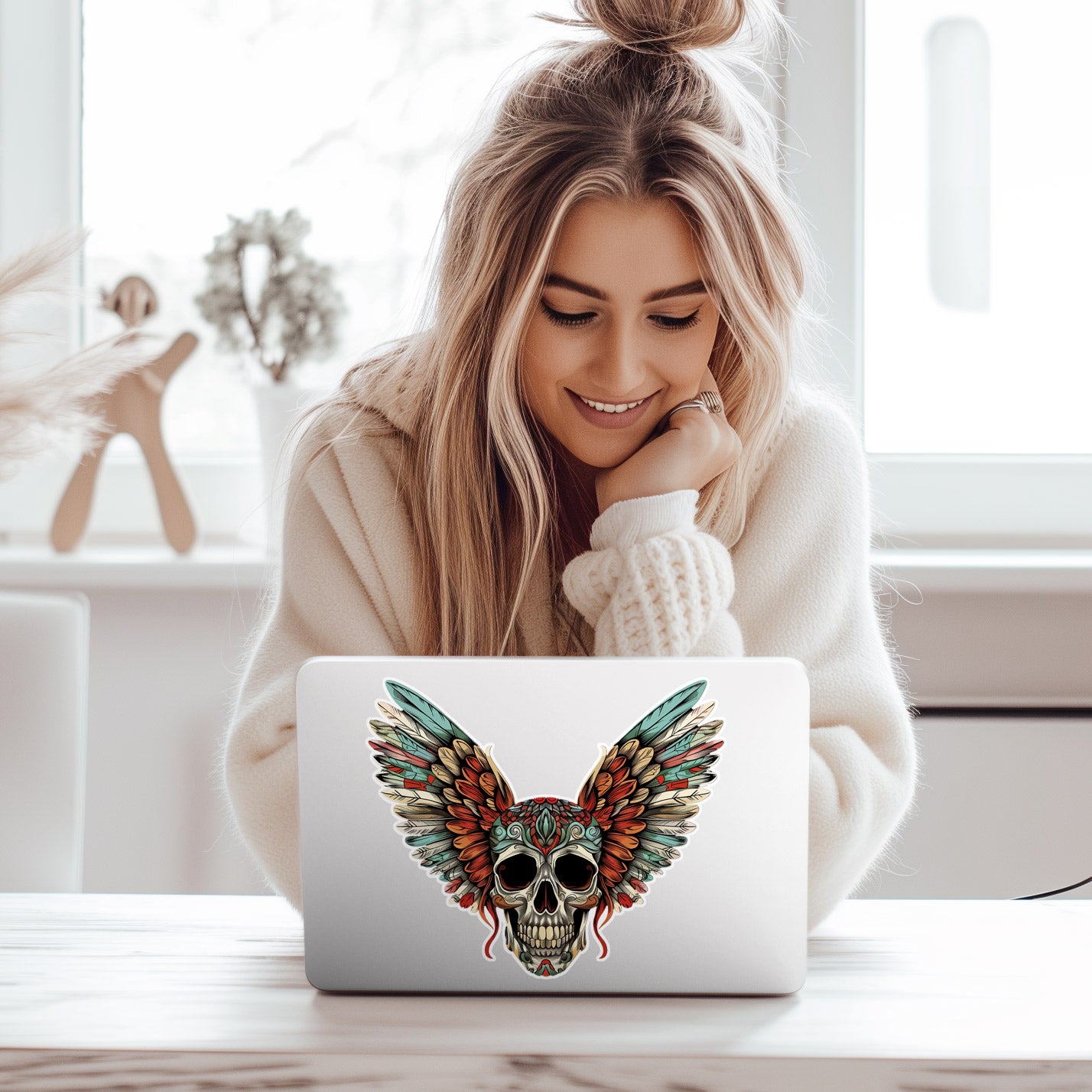 Winged Skull - Decal